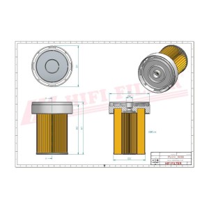 Filtru combustibil SN 21599, SN21599, Kubota 6A320-59930, 6A32059930 - Img 2
