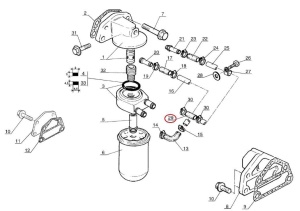 Furtun răcitor ulei motor Manitou 475211