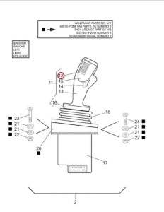 Joystick hidraulic Manitou 604026