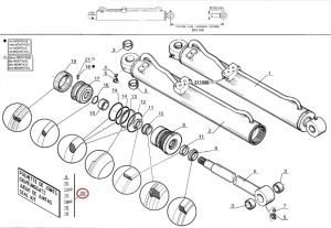 Kit reparatie cilindru ridicare Manitou 198641 - Img 3