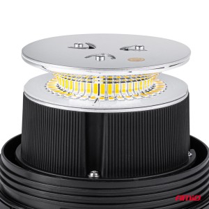 Lampa stroboscopica 12/24V, 39LED, WAR09P, ECE R10 R65, IP56 - Img 4
