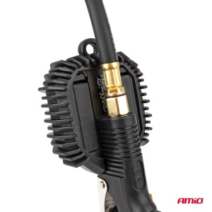 Pistol umflare roți cu manometru digital 16 bar AMIO-04483 – Pistol aer comprimat pentru verificare și reglare presiune anvelope - Img 4