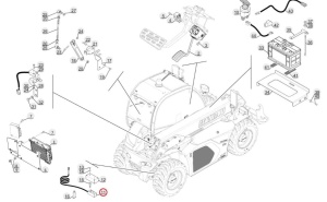 Senzor greutate axa spate Manitou 52506420 - Img 2