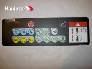 Abtibild telecomanda Haulotte HA12PX inferior