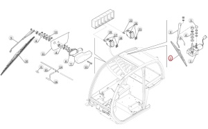 Ansamblu stergator Manitou 748075 - Img 3