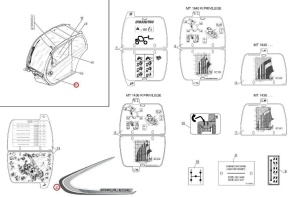 Autocolant identificare Manitou 265883 - Img 1