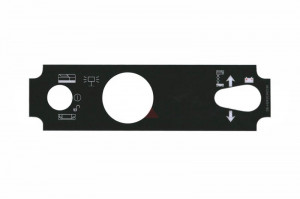 Autocolant panou control nacela Haulotte Optimum 2420342330