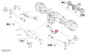 Bieleta directie Manitou 944250