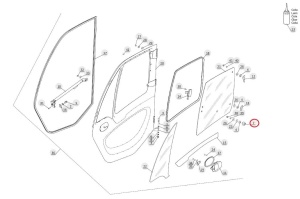 Broasca usa cabina Manitou 282712 - Img 3