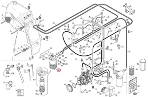 Carcasă filtru combustibil Manitou 254561 - Img 2