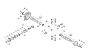 Componenta diferential Manitou 703073 - Img 1