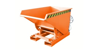 Container basculabil pentru furcile de stivuitor - 0.3 mc - 750kg - BAUER Expo 300 - Img 1
