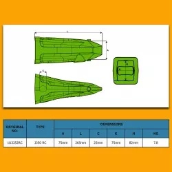 Cupa Caterpillar 1U3352RS - Img 2