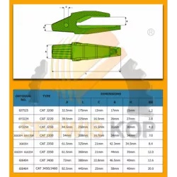 Dinte cupa Caterpillar 6I6404 - Img 2