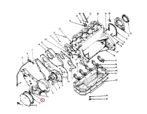 Etanșare motor Manitou 49008 - Img 3