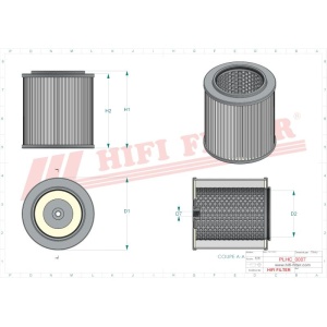 Filtru hidraulic SH60515, SH 60515 compatibil Hyundai - Img 2