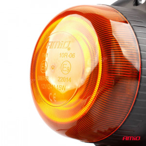 Girofar cu 18 leduri 12/24V -W213b, prindere pe 3 suruburi R65 R10 IP56