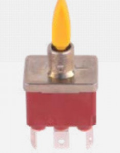 Intrerupator 3 pozitii ON-OFF-ON, DPDT pentru nacela JLG 4360331S - Img 2