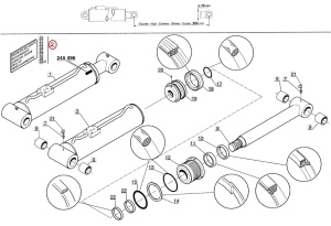 Kit reparatie cilindru hidraulic Manitou 603658 - Img 3