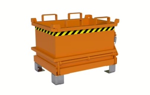 Minicontainer stivuibil cu fund basculabil 0.15mc 500kg - Bauer MSB-150 - Img 4