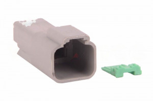 Mufă conector seria DT 2 pini, mamă DT04-2P CO-DT02F 119065 - Img 1
