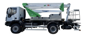 Nacela pe camion 31m Comet EUROSKY 31-2-17 HQ JIB