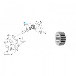 Pinion planetara punte fata buldoescavator CASE 580SR