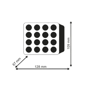 Proiector patrat cu led 12-24V - 48W - 3070 Lumen - B67682. 950-990310015- B139836 - Img 3