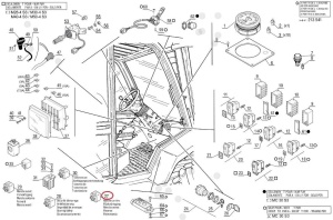 Releu electric Manitou 231243 - Img 2