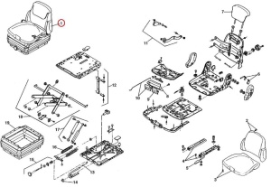 Scaun operator Manitou 252758