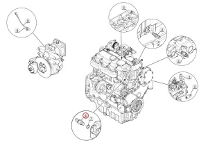 Senzor temperatură Manitou 702318