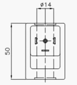 Solenoid 12V 14x50mm 20W 3014029 - Img 2