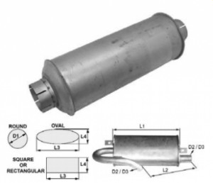 Toba esapament 390 mm rotunda pentru stivuitor Clark