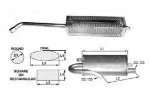 Toba esapament 605 mm pentru stivuitor Clark