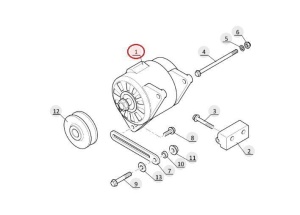 Alternator Manitou aftermarket 786635