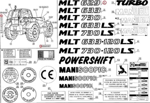 Autocolant identificare Manitou 226066 - Img 1