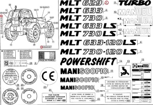 Autocolant identificare Manitou 226066 - Img 2
