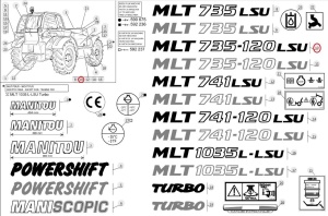 Autocolant identificare Manitou 254434 - Img 3