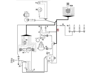 Cablaj electric Manitou 273627