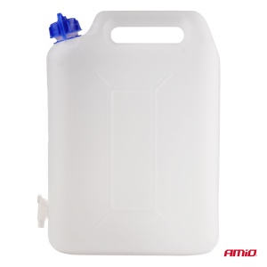 Canistră apă cu robinet 20L AMIO-03204 – Recipient apă din plastic HDPE pentru utilaje, camioane, rulote și autocare - Img 3