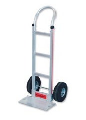 Carucior de mana 225 kg, aluminiu, roti pneumatice