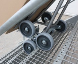 Carucior de mana pt transport pe trepte 200 kg h 1310, Variofit, roti pline
