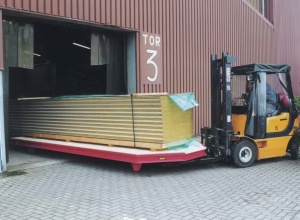 Carucior transport pe lamele de stivuitor 2500 x 2000 mm Bauer STS