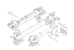 Element reglaj brat telescopic Manitou 207524 - Img 3
