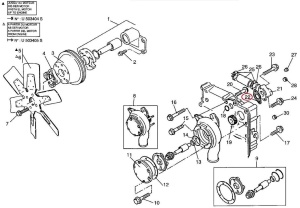 Etanșare motor Manitou 474091
