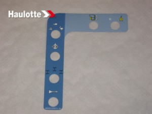 Eticheta telecomanda stanga nacela Haulotte HA16RTJ / 20RTJ / 26RTJ PRO