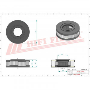Filtru aerisitor SAO 7084, SAO7084, Manitou 958459 - Img 3