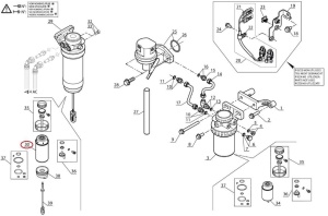 Filtru combustibil Manitou 796242 - Img 2