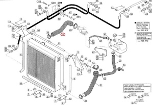 Furtun superior radiator Manitou 235137