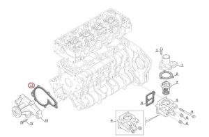 Garnitură pompă de apă Manitou 749455 - Img 2